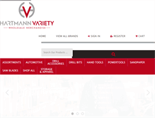 Tablet Screenshot of hartmannvariety.com